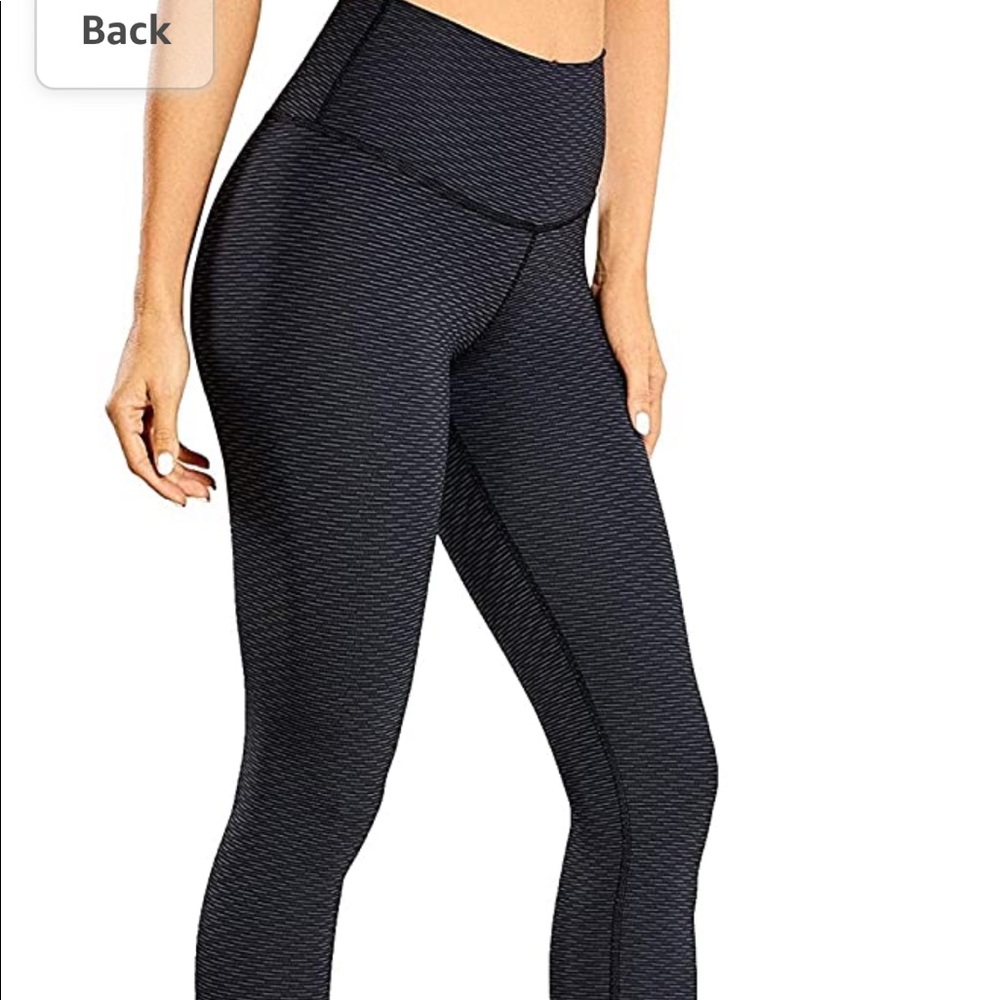 Black Stretchy Black Ribbed Leggings
